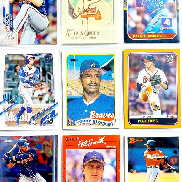 Atlanta Braves 46 Card Lot - BSBL [2_4] - Picture 10 of 13